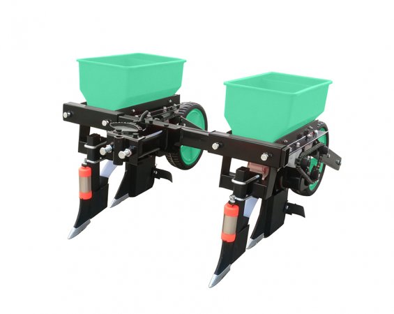 Сеялка для кукурузы Mingsin 2BSF-2B с функцией удобрения для мотоблоков